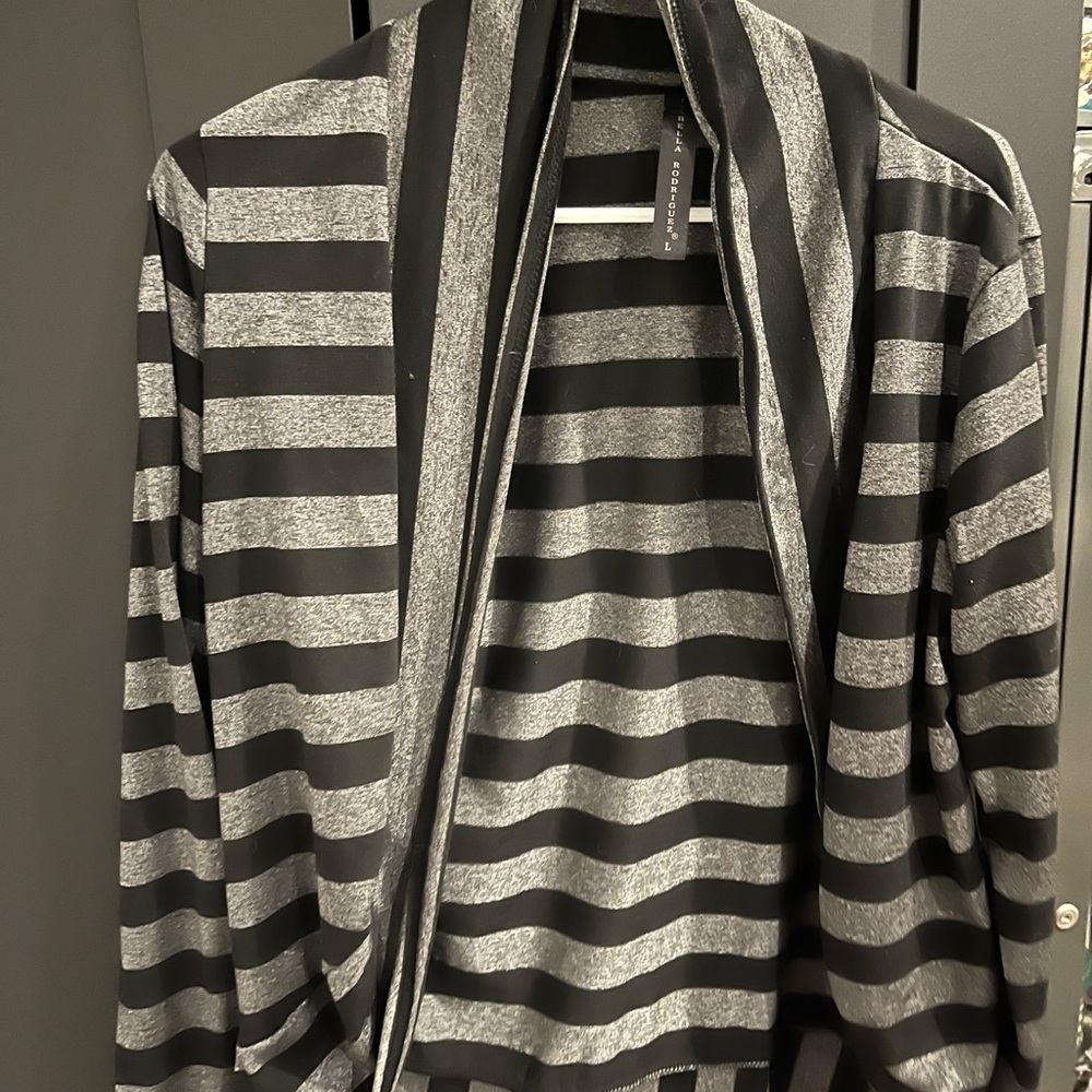 Urban outfitters grayish silver open cardigan